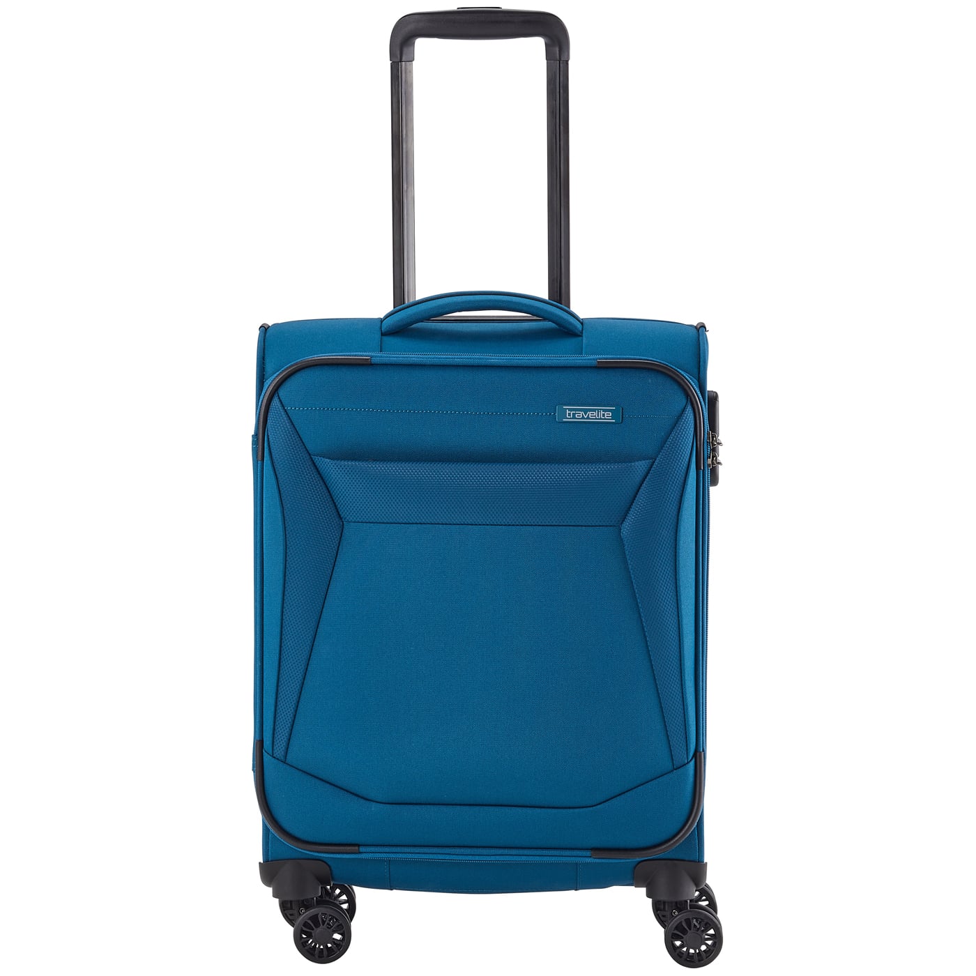 Travelite Handgepäckkoffer CHIOS 4w Trolley S 55cm petrol
