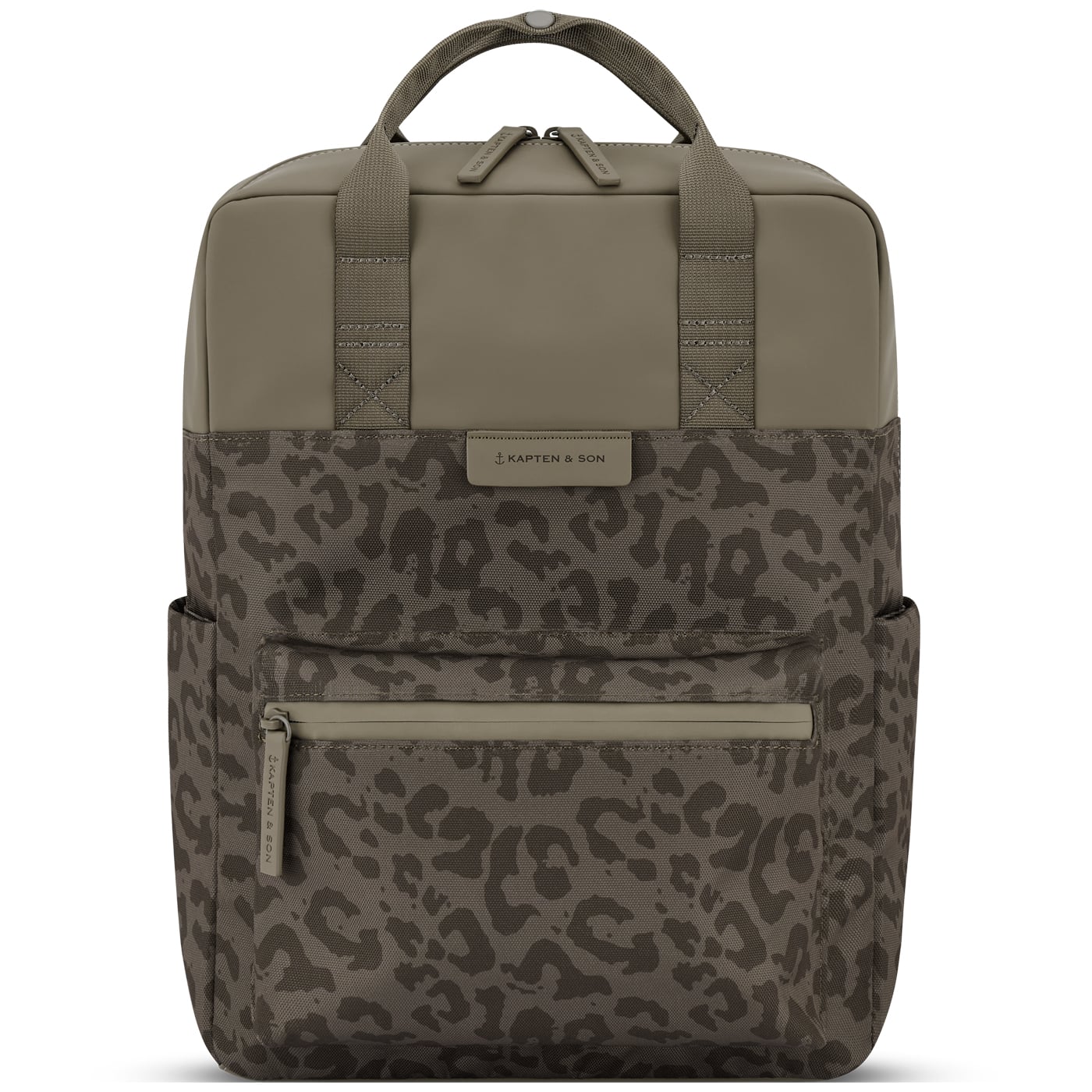 Kapten & Son Rucksack Bergen Pro 15l leo dark brown, braun aus Kunstleder,