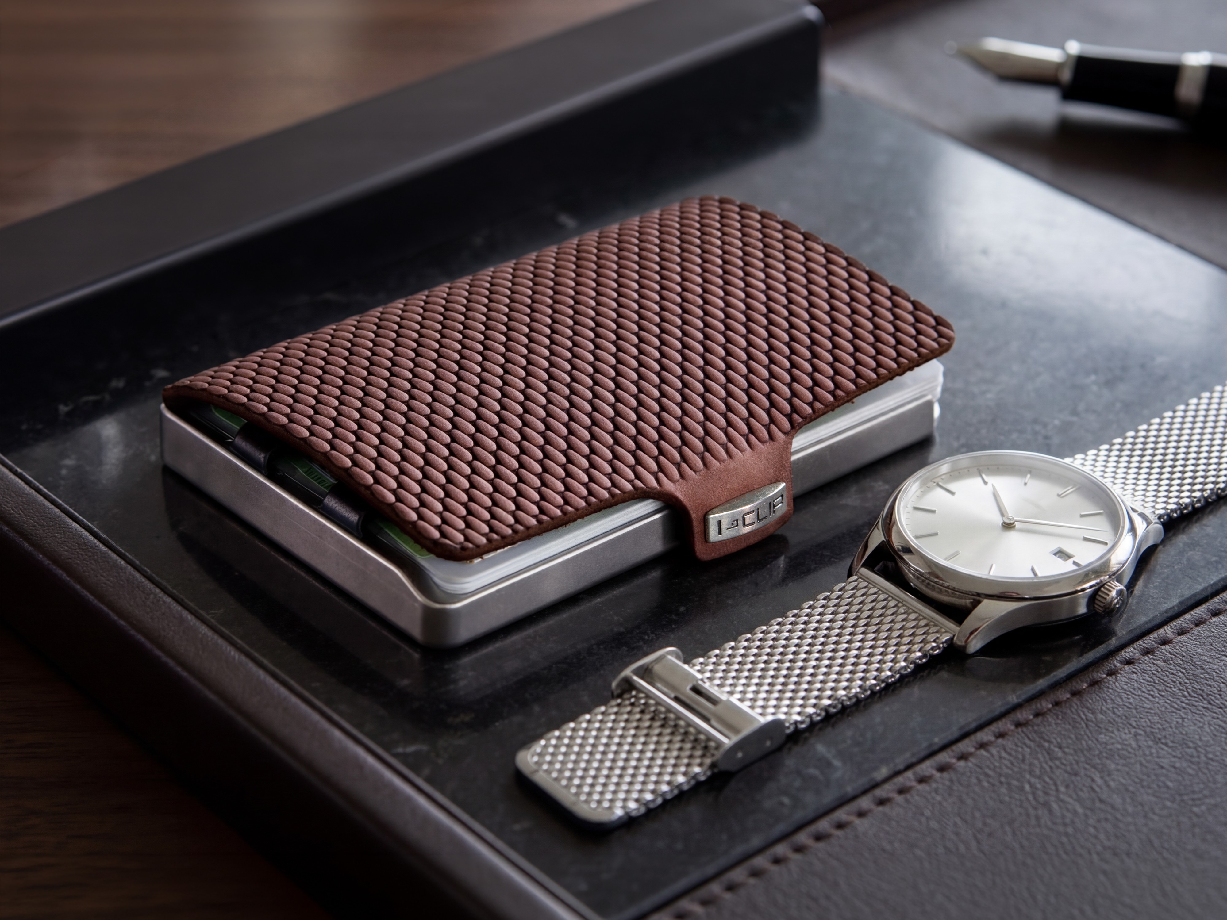 HW26 ICLIP Kartenetui Edelstahl v2