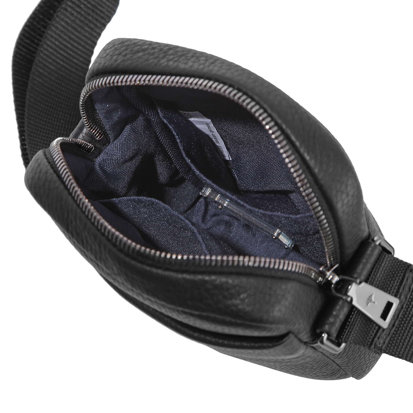 Joop! Cardona Medon Shoulderbag XSVZ – Borsa A Tracolla In Pelle Nera, Con Scomparto Imbottito Per Tablet, Tracolla Regolabile
