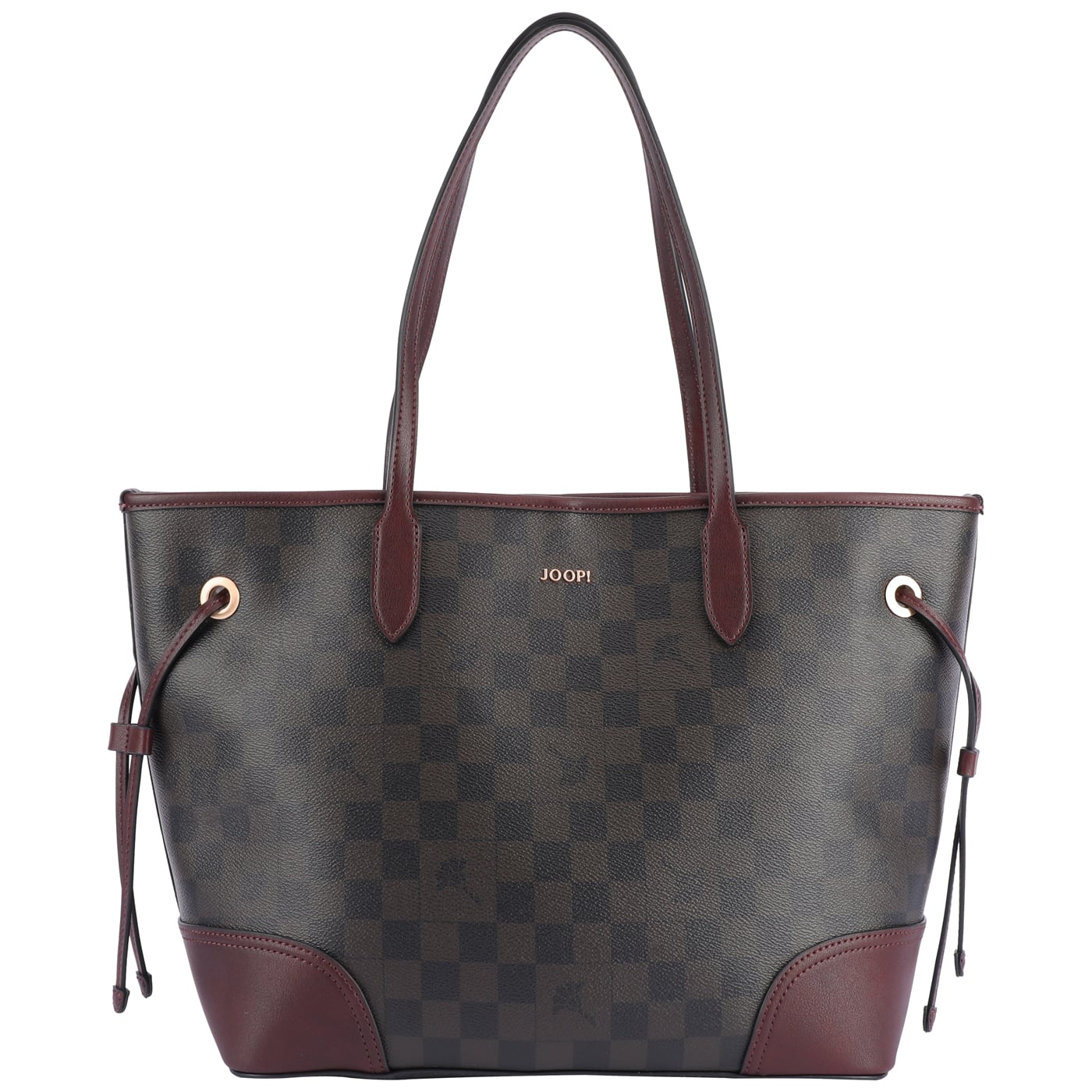 Joop Shopper Piazza Edition Lara Shopper Iho burgundy, Damen Handtasche rot aus Kunstleder